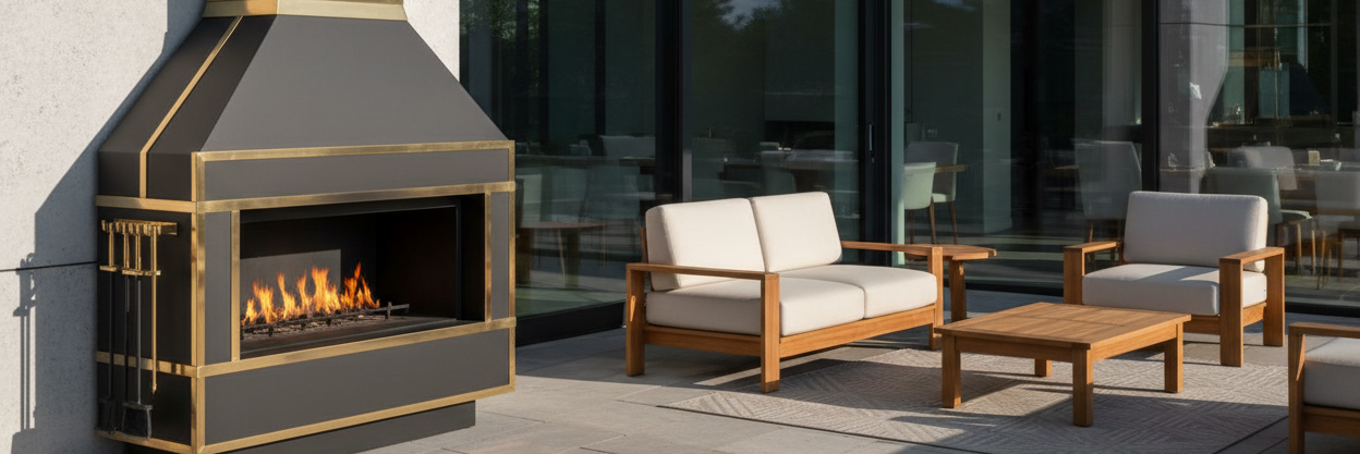 luxury outdoor fireplace modern patio gas fireplace contemporary outdoor living architectural fire feature